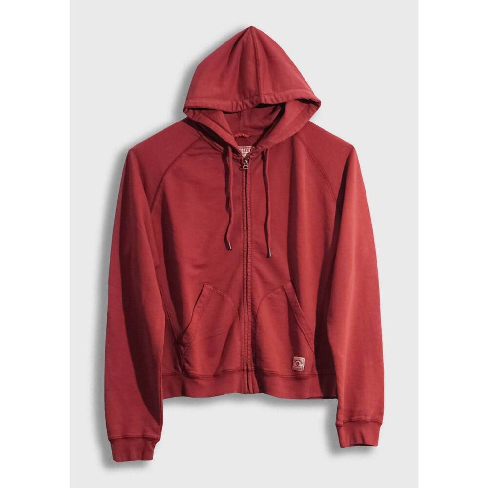 NEW IRON & RESIN men's maker hoodie in marsala